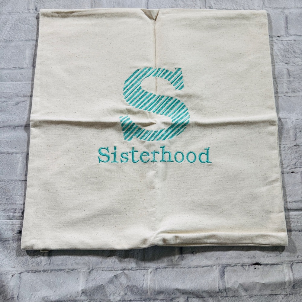 Thirty-One Sisterhood Canvas Pillow Cover